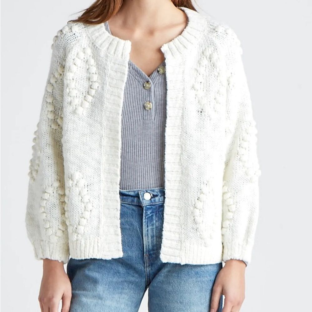 Lucky Brand Bobble Cardigan Small NWT